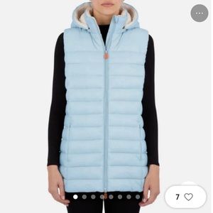NWT SAVE THE DUCK Womens Margareth Hooded Vest (Size S)